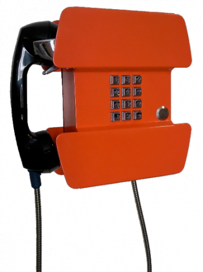 1900-10D Vandaalbestendige telefoon RVS